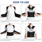 Adjustable Back Posture Corrector – Lightweight Support Belt