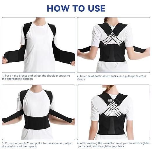 Adjustable Back Posture Corrector – Lightweight Support Belt